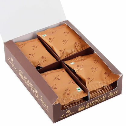 Almond Brittle Luxe 12 pcs Box (Dark Chocolate)