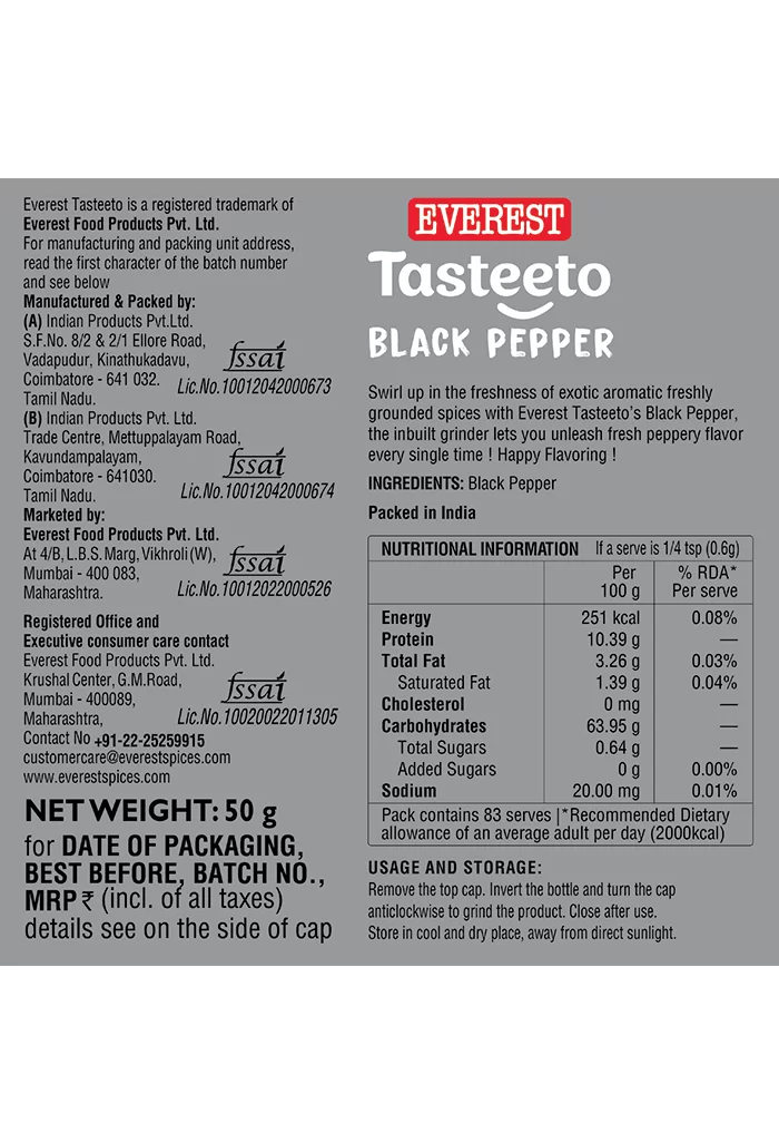 Everest Black Pepper