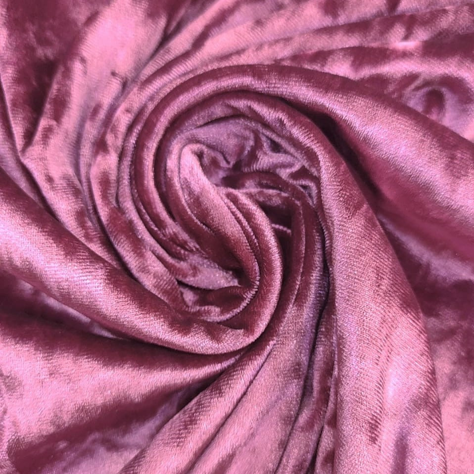 Dramatic Hammer Velvet Dyed Fabric