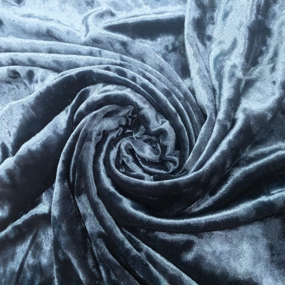 Dramatic Hammer Velvet Dyed Fabric