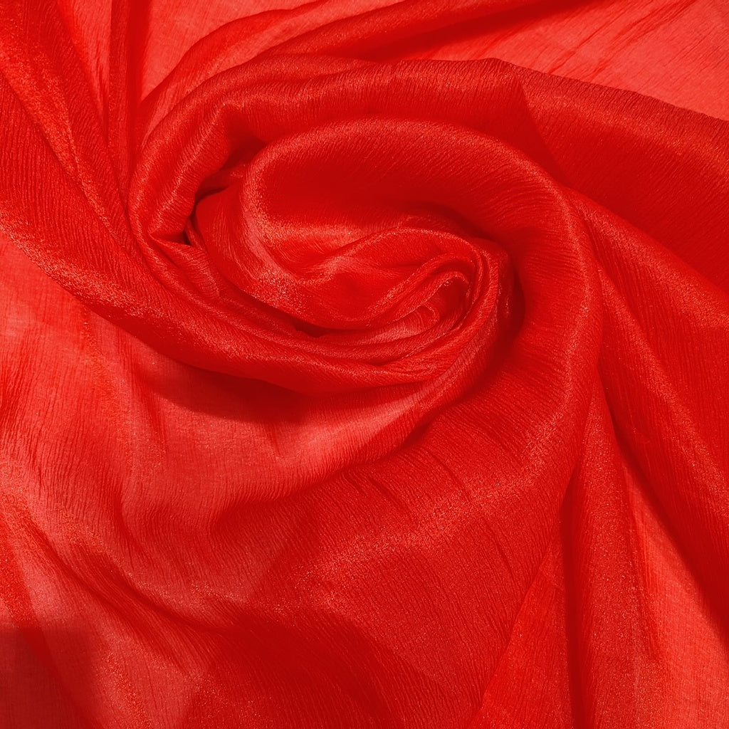 Satin Crush Organza