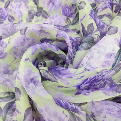 Lavender Marigold Organza