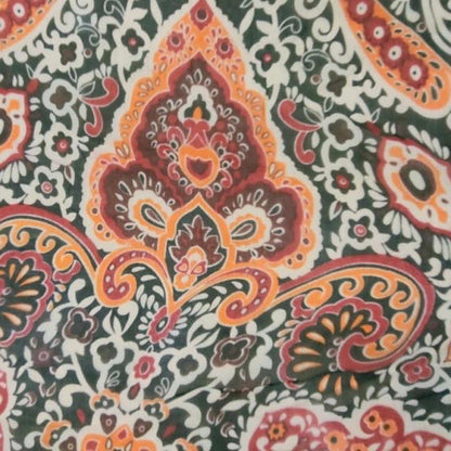 Timeless Henna Silk Print