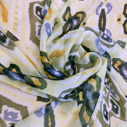 Tropical Harmony Silk Chiffon