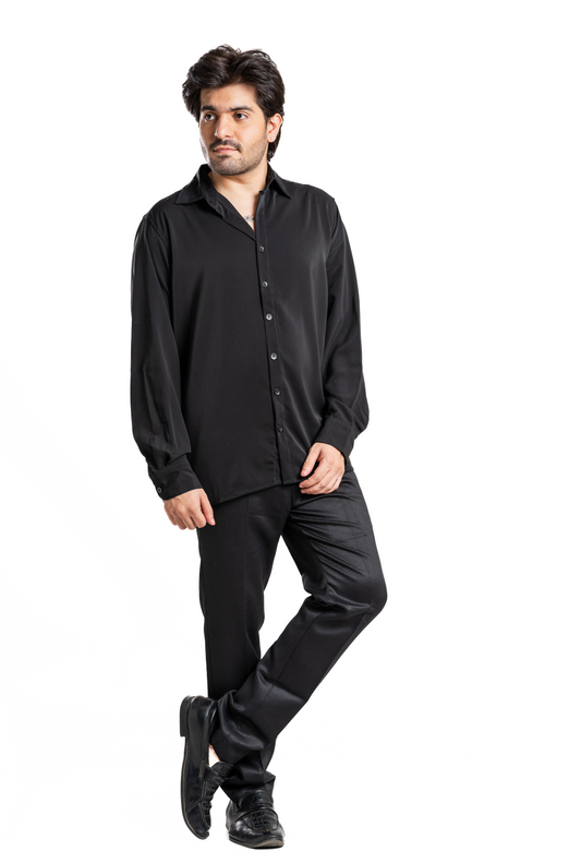 Midnight Black Classic Formal Shirt