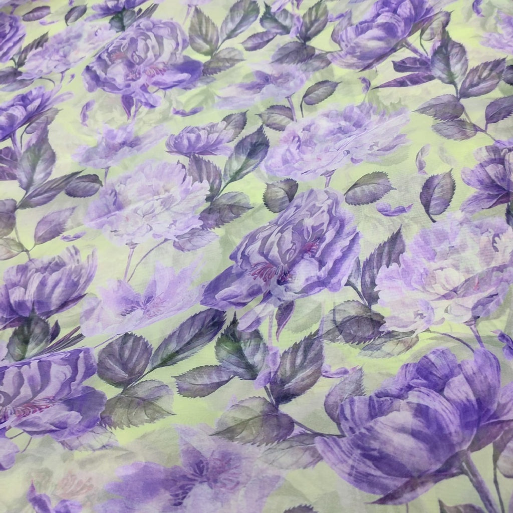 Lavender Marigold Organza