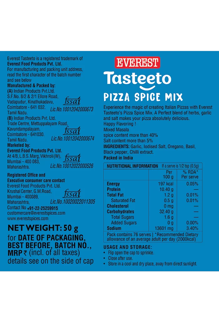 Everest Pizza Spice Mix