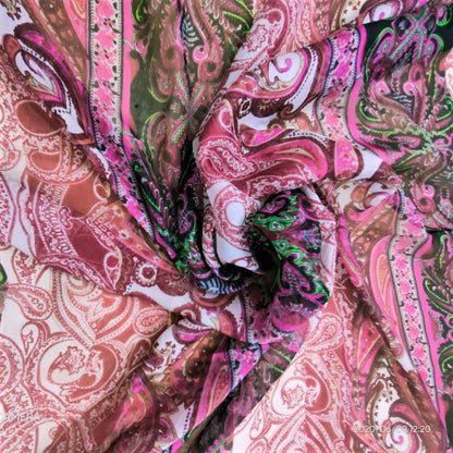 Paisley Paradise Silk Chiffon