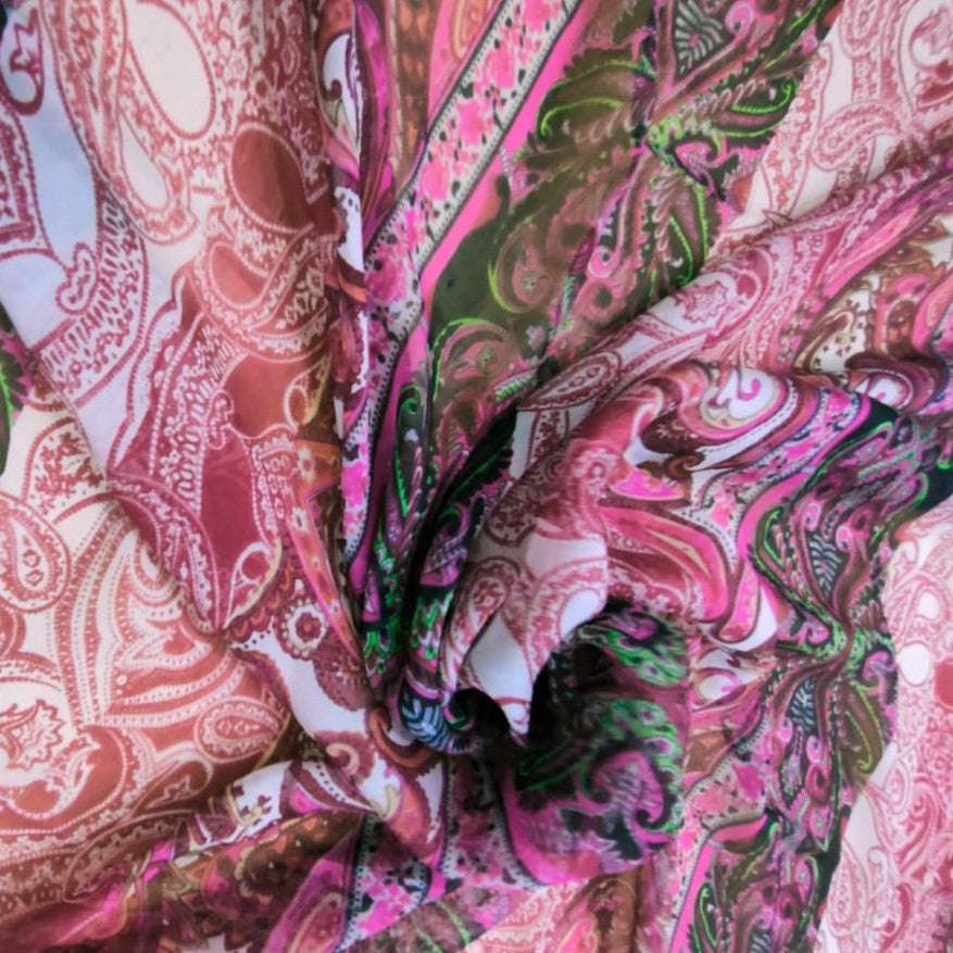 Paisley Paradise Silk Chiffon