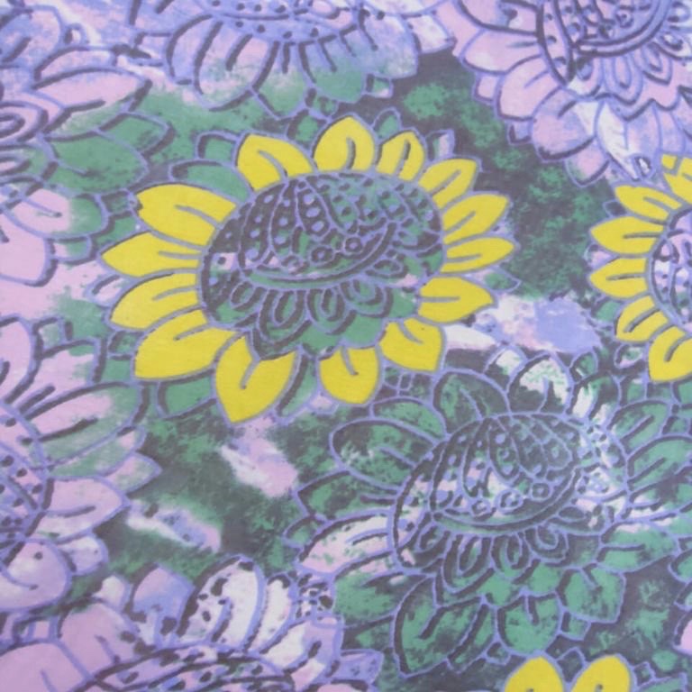 Lavender Bloom Silk Print