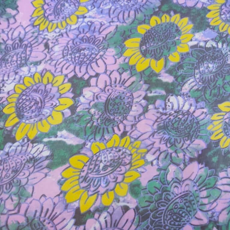 Lavender Bloom Silk Print