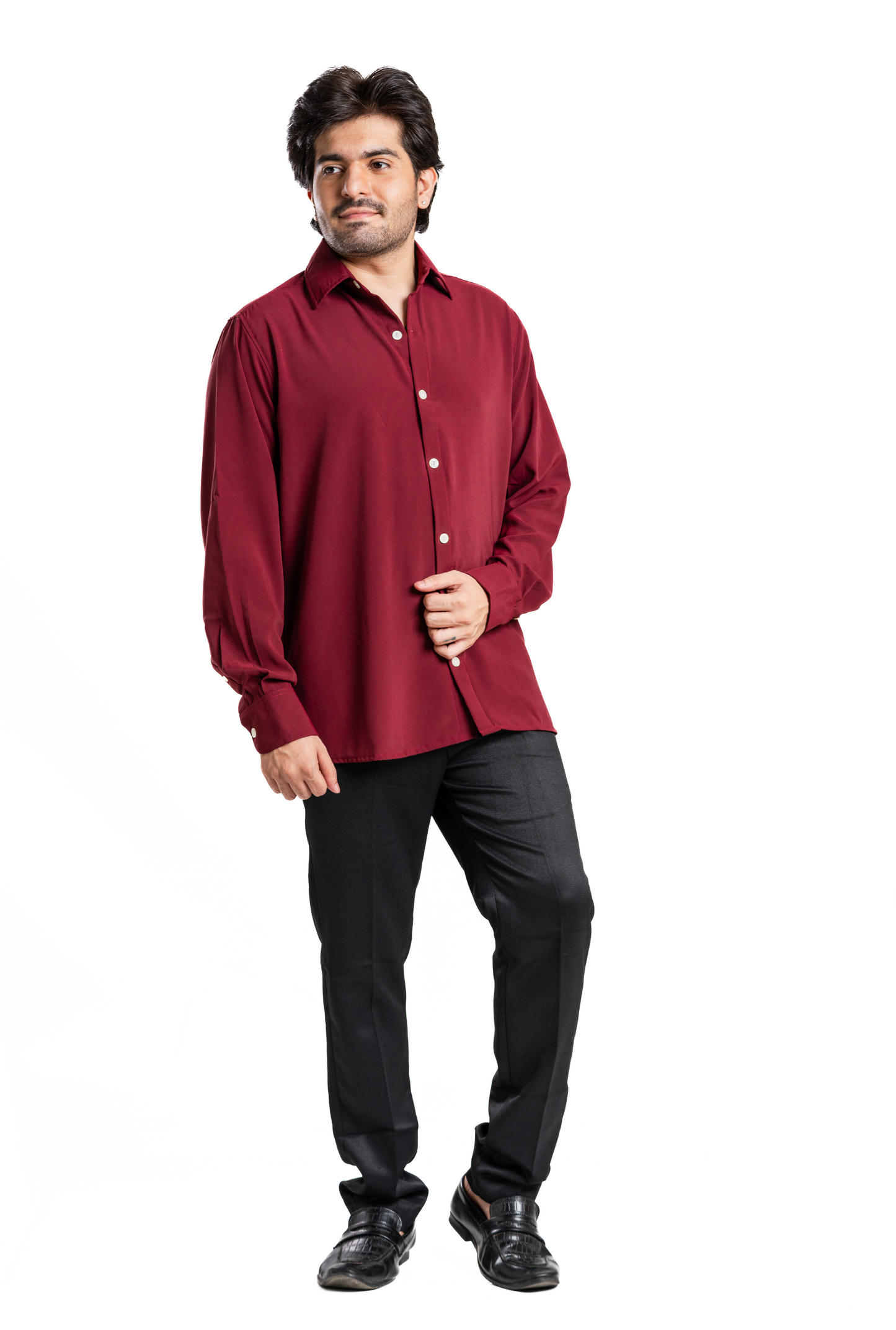 Rich Wine Red Luxury Formal Shirt