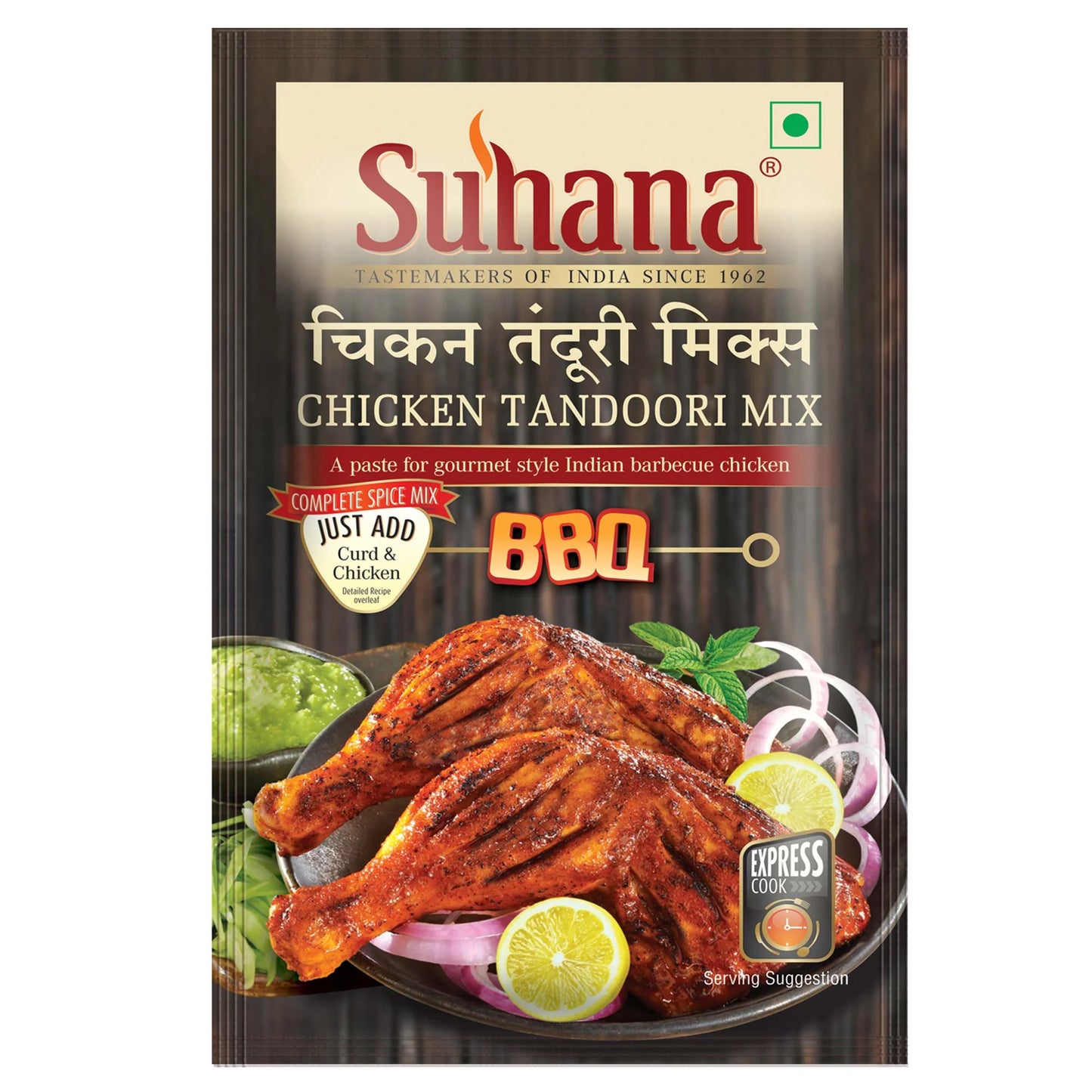 Suhana Chicken Tandoori (Paste) Spice Mix Pouch