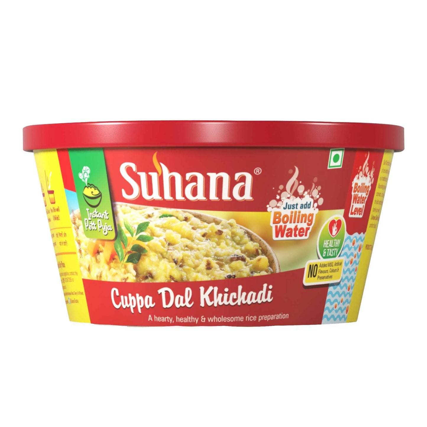 Suhana Cuppa Ready To Eat Dal Khichadi Instant Meal