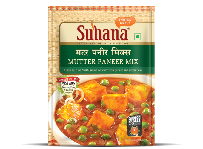 Suhana Mutter Paneer Spice Mix Pouch