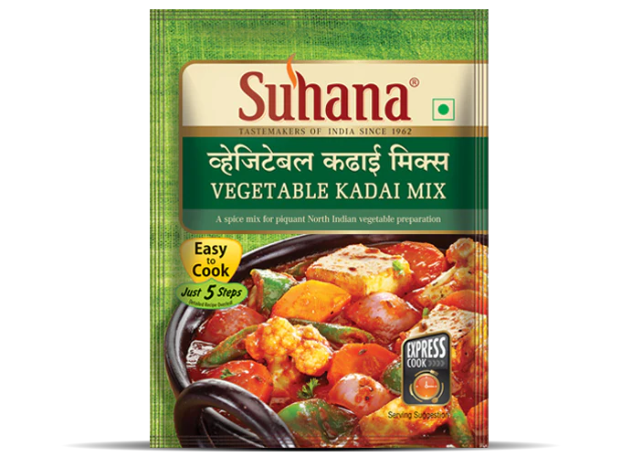 Suhana Vegetable Kadhai Spice Mix Pouch