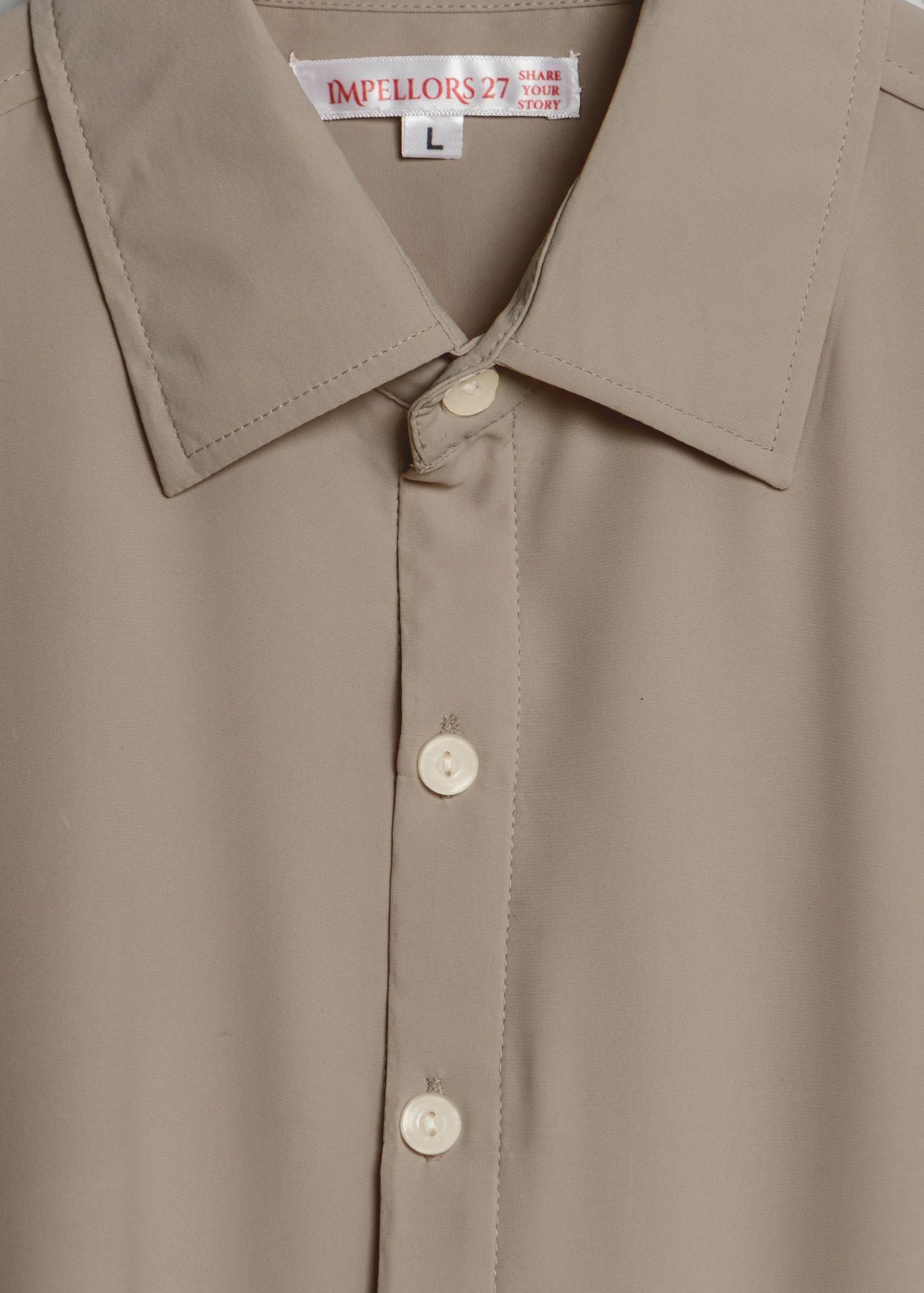 Simply Taupe Timeless Formal Shirt