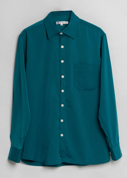 Teal Twill Formal Shirt