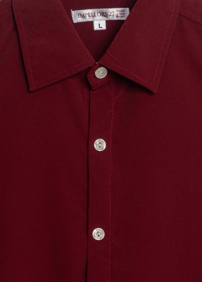 Rich Wine Red Luxury Formal Shirt