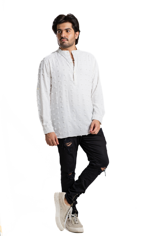 Pure White Kurta Shirt